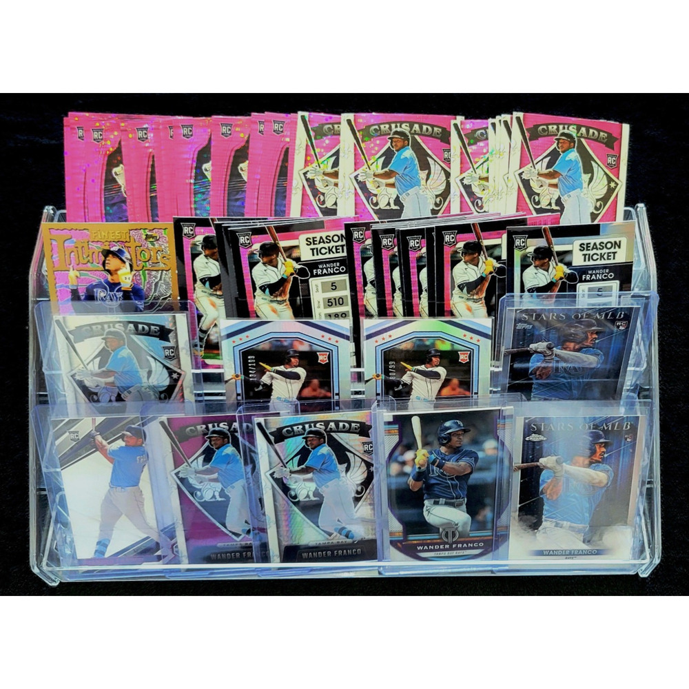 600 Tampa Bay Rays Wander Franco RC's, Serial Numbered, Parallels and Inserts